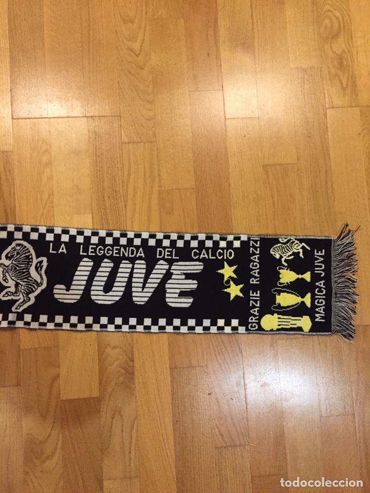 Coleccionismo deportivo: Bufanda de la Juve. a&ntilde;os 90 - Foto 3