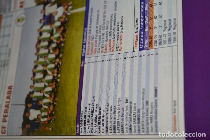 Colecionismo desportivo: RECORTE DE REVISTA DON BALON TEMPORADA 2005-06 FOTO Y LISTA DE JUGADORES CF PERALADA