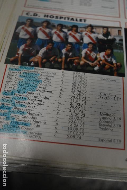 Sammelleidenschaft Sport: RECORTE DE DON BALON EXTRA LIGA 1993-94.FOTO Y LISTA DE JUGADORES CD HOSPITALET