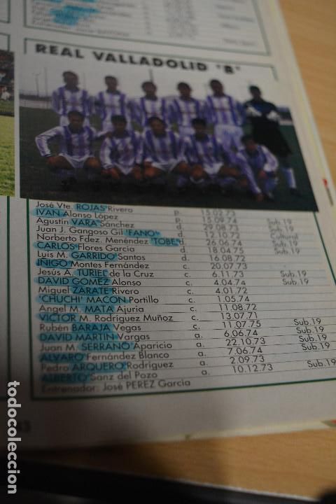 Sammelleidenschaft Sport: RECORTE DE DON BALON EXTRA LIGA 1993-94.FOTO Y LISTA DE JUGADORES REAL VALLADOLID B