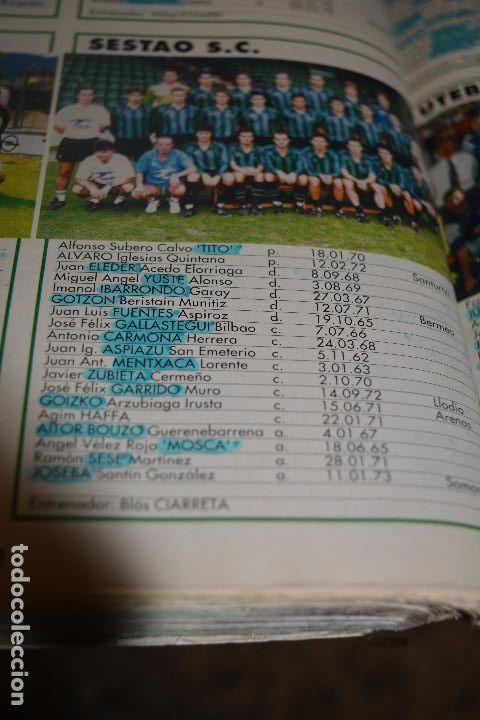 Sammelleidenschaft Sport: RECORTE DE DON BALON EXTRA LIGA 1993-94.FOTO Y LISTA DE JUGADORES SESTAO SC