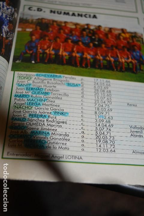 Sammelleidenschaft Sport: RECORTE DE DON BALON EXTRA LIGA 1993-94.FOTO Y LISTA DE JUGADORES CD NUMANCIA