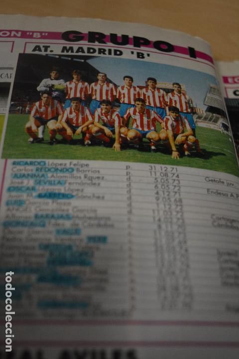 Collezionismo sportivo: RECORTE DE DON BALON EXTRA LIGA 1993-94.FOTO Y LISTA DE JUGADORES ATLETICO MADRID B