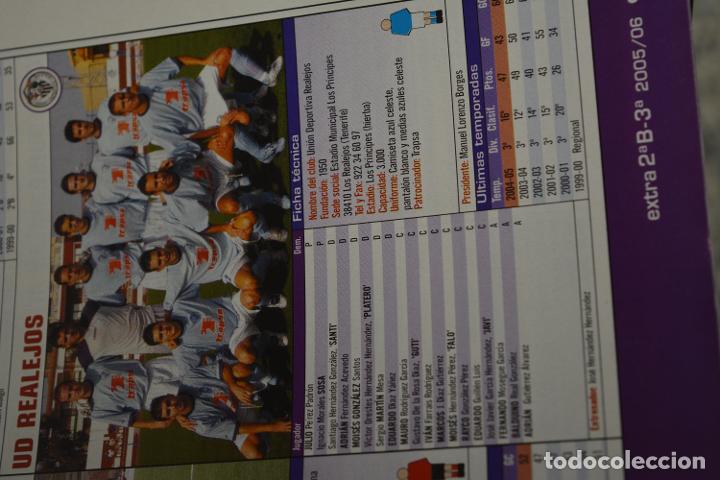 Collectionnisme sportif: RECORTE DE DON BALON EXTRA LIGA 2005-06.FOTO Y LISTA DE JUGADORES UD REALEJOS