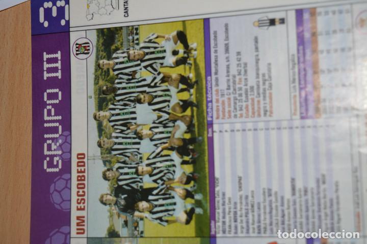 Coleccionismo deportivo: RECORTE DE DON BALON EXTRA LIGA 2005-06.FOTO Y LISTA DE JUGADORES UM ESCOBEDO