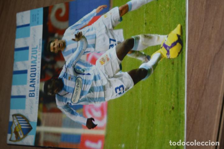 Coleccionismo deportivo: PROGRAMA DEL PARTIDO TEMPORADA 2000-10 M&Aacute;LAGA-RCD ESPANYOL.CON POSTER CENTRAL DE BENACHOUR - Foto 1