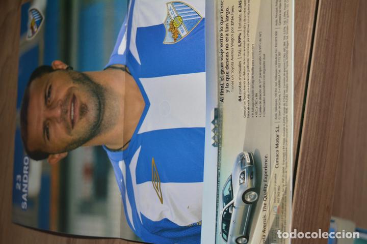 Coleccionismo deportivo: PROGRAMA DEL PARTIDO TEMPORADA 2007-08 M&Aacute;LAGA-TENERIFE.CON POSTER CENTRAL SANDRO - Foto 2