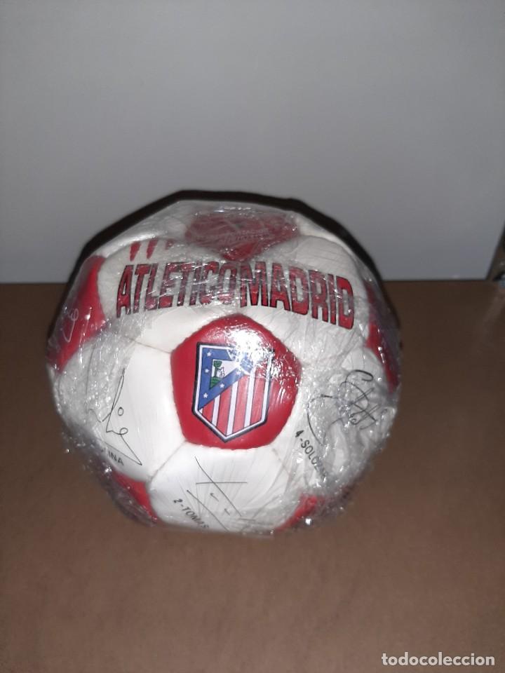 Coleccionismo deportivo: Bal&oacute;n doblete Atl&eacute;tico de Madrid - Foto 2