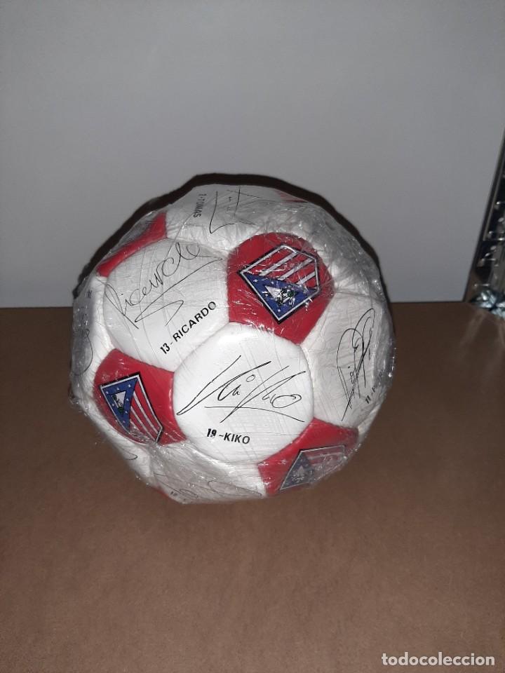 Coleccionismo deportivo: Bal&oacute;n doblete Atl&eacute;tico de Madrid - Foto 3
