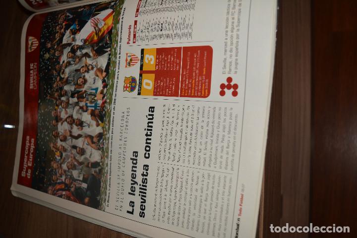 Coleccionismo deportivo: RECORTE DE DON BALON.SUPERCOPA DE EUROPA 2006.SEVILLA-FC BARCELONA 3-0