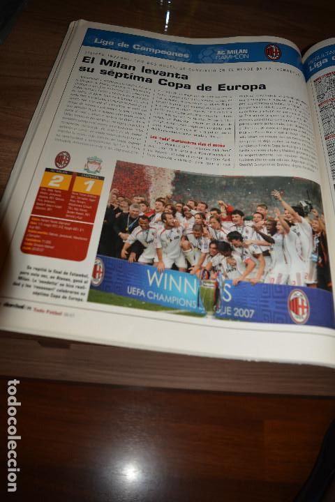 Coleccionismo deportivo: RECORTE DE DON BALON.FINAL DE LA LIGA DE CAMPEONES 2006.MILAN-LIVERPOOL 2-1