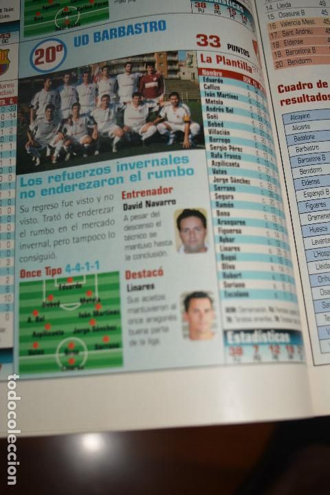 Colecionismo desportivo: RECORTE DE DON BALON.TEMPORADA 2005-06.FOTO Y JUGADORES DEL UD BARBASTRO