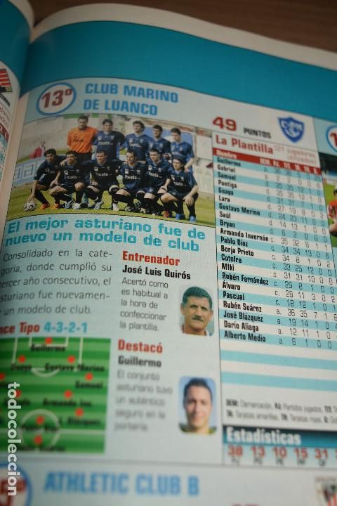 Colecionismo desportivo: RECORTE DE DON BALON EXTRA TODO FUTBOL 2006-07,FOTO Y JUGADORES DEL CLUB MARINO DE LUANCO