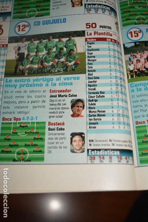 Colecionismo desportivo: RECORTE DE DON BALON EXTRA TODO FUTBOL 2006-07,FOTO Y JUGADORES DEL CD GUIJUELO