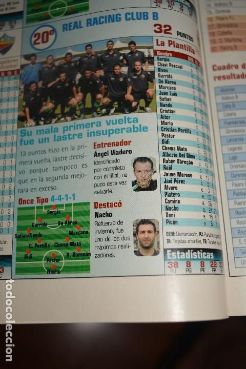 Colecionismo desportivo: RECORTE DE DON BALON EXTRA TODO FUTBOL 2006-07,FOTO Y JUGADORES DEL REAL RACING CLUB SANTANDER B