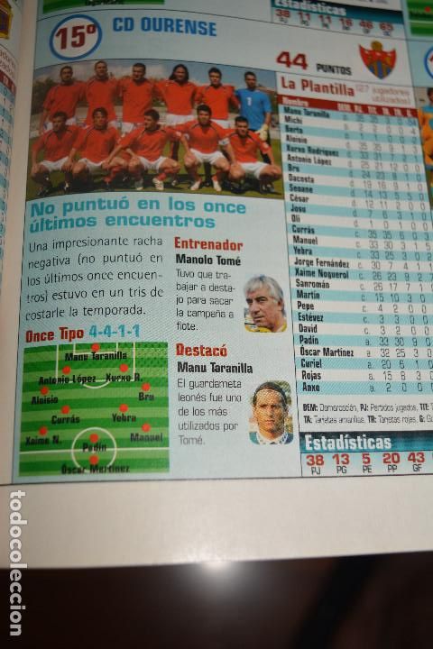 Colecionismo desportivo: RECORTE DE DON BALON EXTRA TODO FUTBOL 2006-07,FOTO Y JUGADORES DEL CD OURENSE