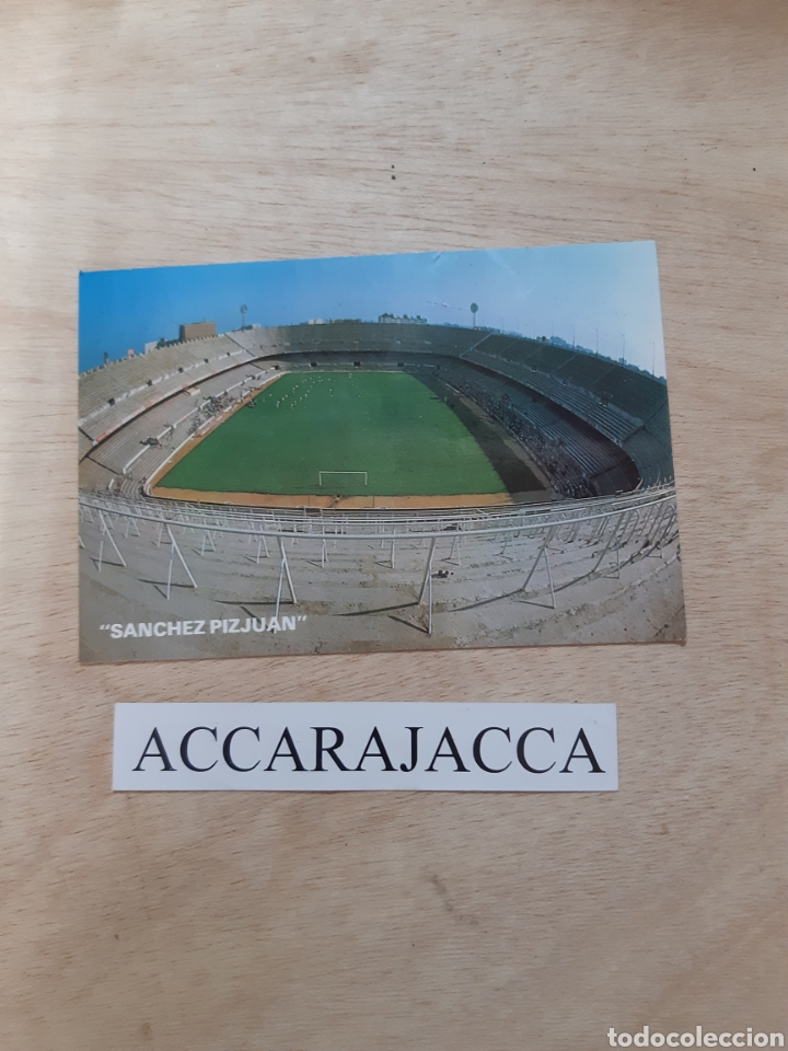 Coleccionismo deportivo: Postal estadio Sanchez Pizjuan. Sevilla - Foto 1