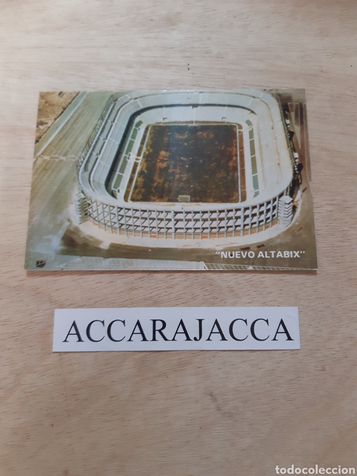 Coleccionismo deportivo: Postal estadio Nuevo Altabix. Elche - Foto 1