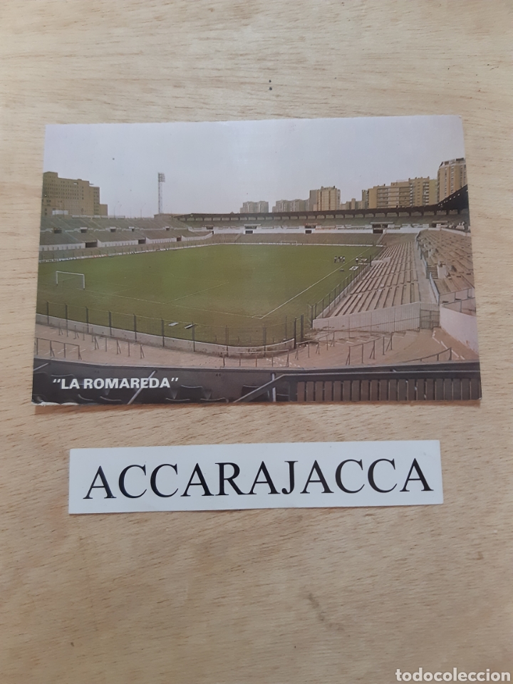 Coleccionismo deportivo: Postal estadio La Romareda. Zaragoza - Foto 1