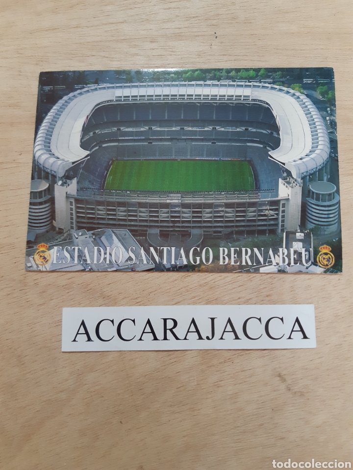 Coleccionismo deportivo: Postal estadio Santigo Bernabeu. Madrid - Foto 1