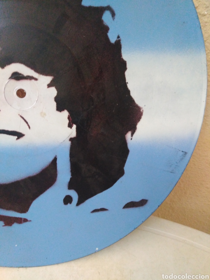 Coleccionismo deportivo: Maradona vinilo ( hecho artesanal ) - Foto 5