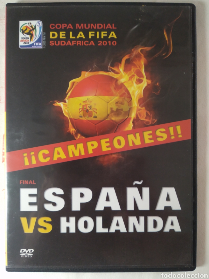 Coleccionismo deportivo: DVD Sud&aacute;frica 2010 Espa&ntilde;a Holanda - Foto 1