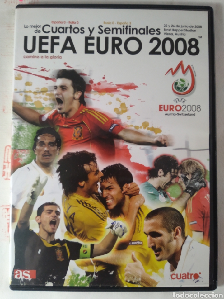 Coleccionismo deportivo: DVD Eurocopa 2008 Austria lo mejor cuartos y semifinal - Foto 1