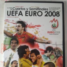 Coleccionismo deportivo: DVD EUROCOPA 2008 AUSTRIA LO MEJOR CUARTOS Y SEMIFINAL. Lote 280454638