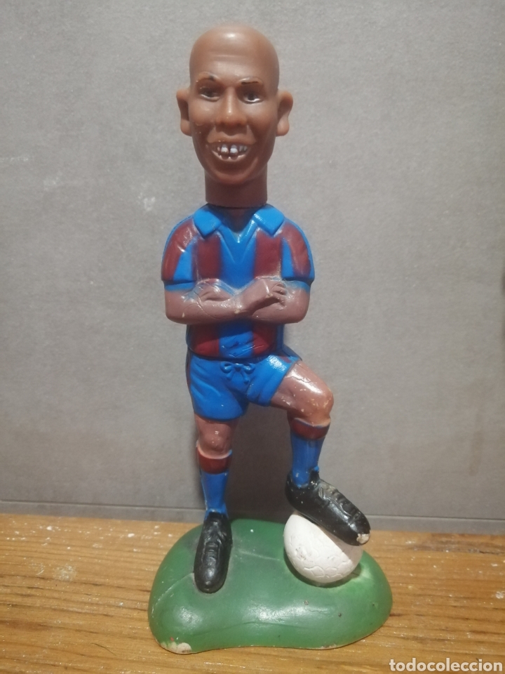 Colecionismo desportivo: Mu&ntilde;eco del Bar&ccedil;a figura FCB futbol club Barcelona