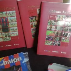 Coleccionismo deportivo: FC BARCELONA. LOTE 2 COLECCIONISTA. BIBLIOTECA Y ALBUMES HISTÓRICOS