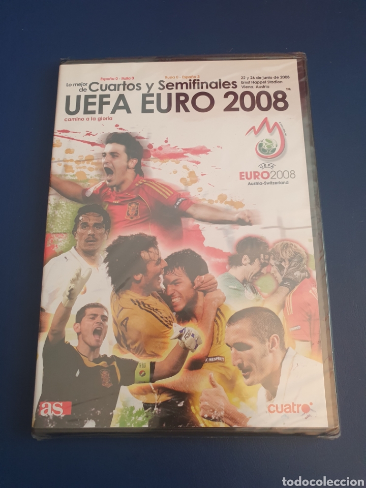 Coleccionismo deportivo: LO MEJOR DE CUARTOS Y SEMIFINALES UEFA 2008 PRECINTADO - Foto 1