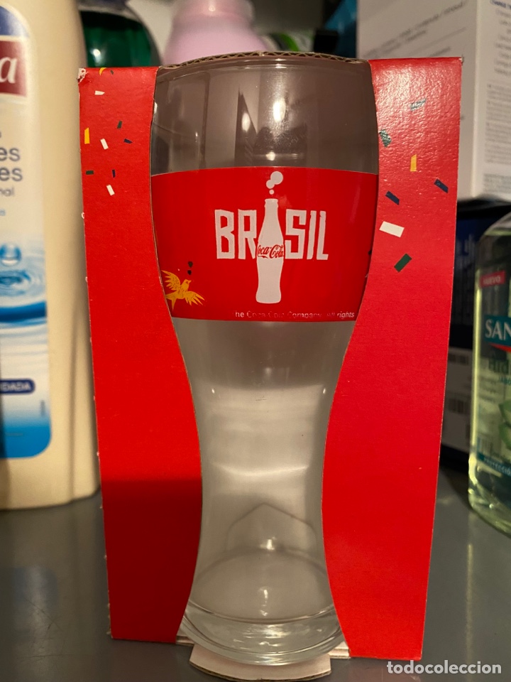 Coleccionismo deportivo: VASO COCA COLA MUNDIAL BRASIL 2014 - Foto 3