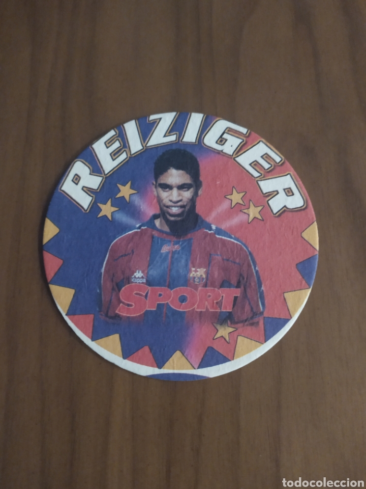 Sammelleidenschaft Sport: Posavaso cart&oacute;n Reiziger Bar&ccedil;a a&ntilde;os 90 Sport