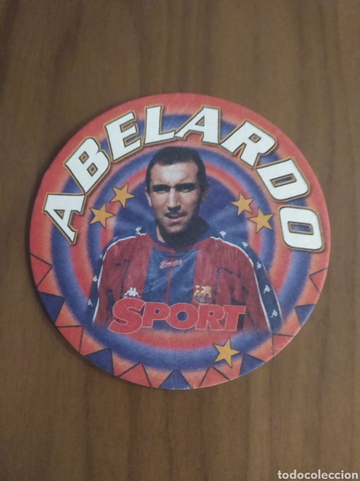 Sammelleidenschaft Sport: Posavaso cart&oacute;n Abelardo Bar&ccedil;a a&ntilde;os 90 Sport