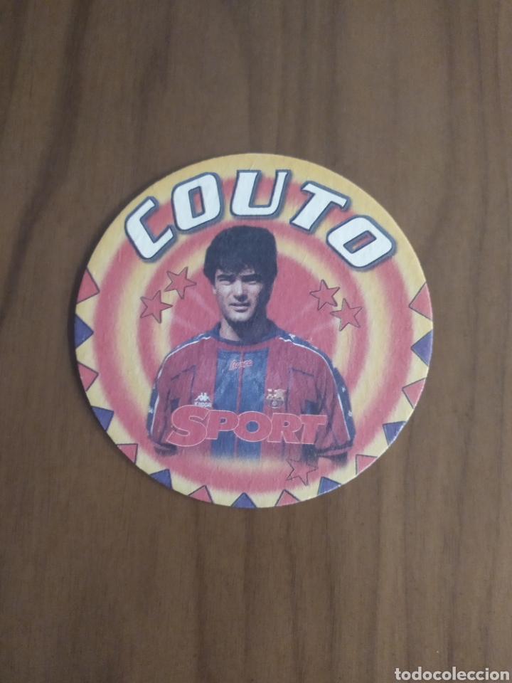 Sammelleidenschaft Sport: Posavaso cart&oacute;n Couto Bar&ccedil;a a&ntilde;os 90 Sport