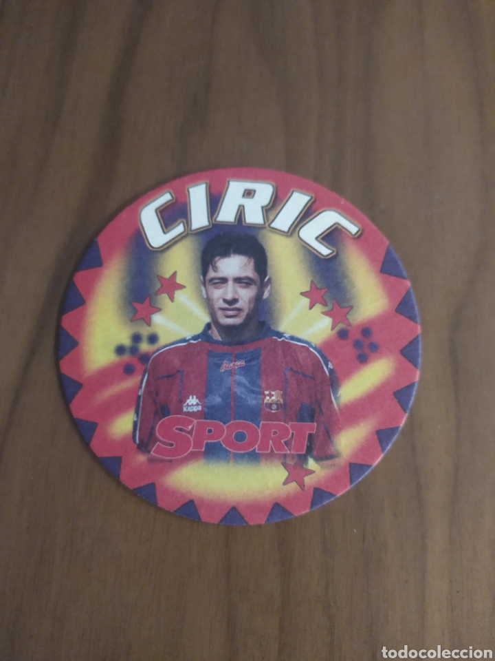 Sammelleidenschaft Sport: Posavaso cart&oacute;n Ciric Bar&ccedil;a a&ntilde;os 90 Sport