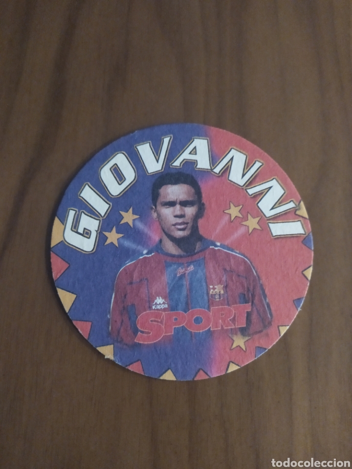 Sammelleidenschaft Sport: Posavaso cart&oacute;n Giovanni Bar&ccedil;a a&ntilde;os 90 Sport