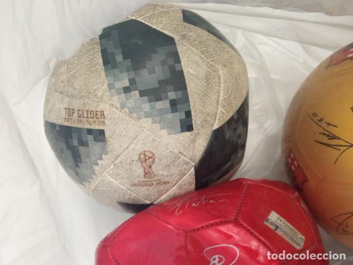 Coleccionismo deportivo: 4 BALONES USADOS - Foto 2