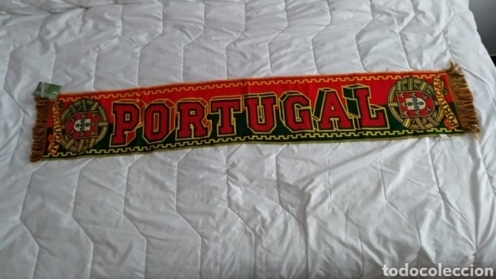 Coleccionismo deportivo: Bufanda Portugal - Foto 1