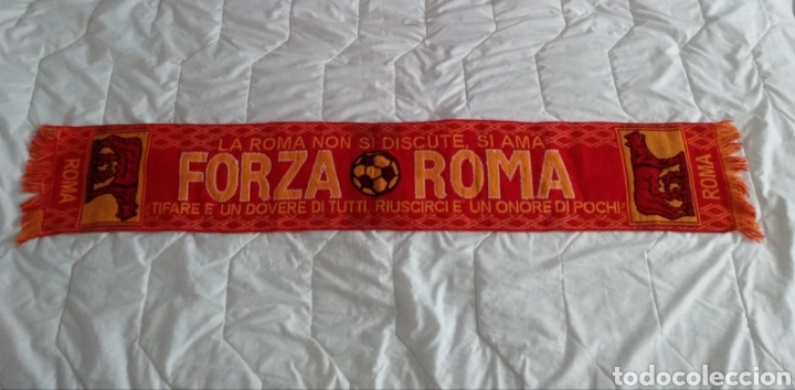 Coleccionismo deportivo: Bufanda Roma - Foto 1