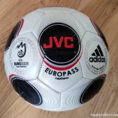 Coleccionismo deportivo: BALON BALL ADIDAS EUROPASS CAPITANO UEFA EURO 2008 AUSTRIA SWITZERLAND JVC RARO. Lote 327537328