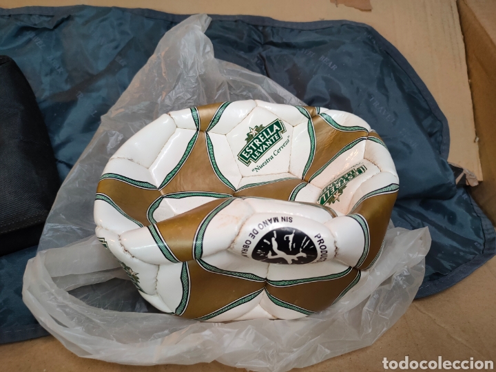 Coleccionismo deportivo: Balon de cuero de Estrella de levante - Foto 2