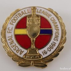 Colecionismo desportivo: PIN BROCHE INSIGNIA ARSENAL F.C. FOOTBALL LEAGUE CHAMPIONS 1990-1991. Lote 359744490