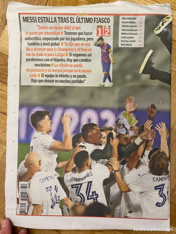 Coleccionismo deportivo: PERIODICO-AS-/&iexcl;Y VAN 34!/ 17.07.2020 - Foto 2
