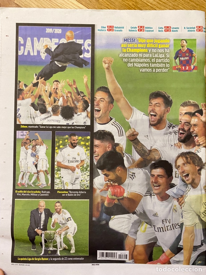 Coleccionismo deportivo: PERIODICO-MARCA-/&iexcl;INOLVIDABLE!/17.07.2020 - Foto 2