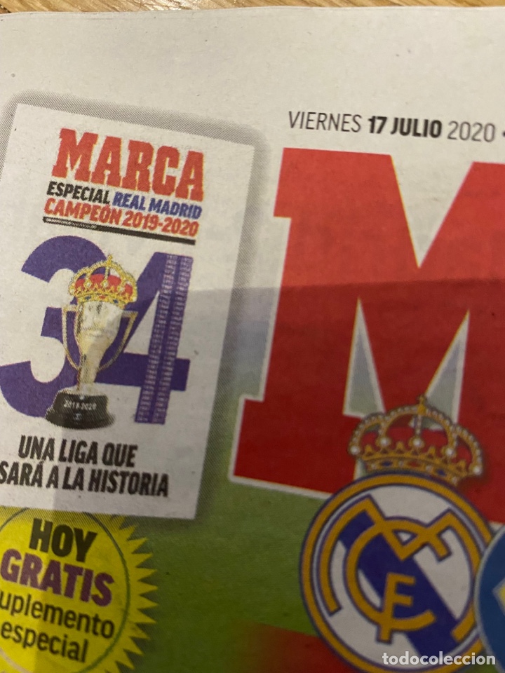 Coleccionismo deportivo: PERIODICO-MARCA-/&iexcl;INOLVIDABLE!/17.07.2020 - Foto 3