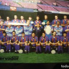 Coleccionismo deportivo: POSTER DEL F.C. BARCELONA -PLANTILLA 199O-91. Lote 361700990