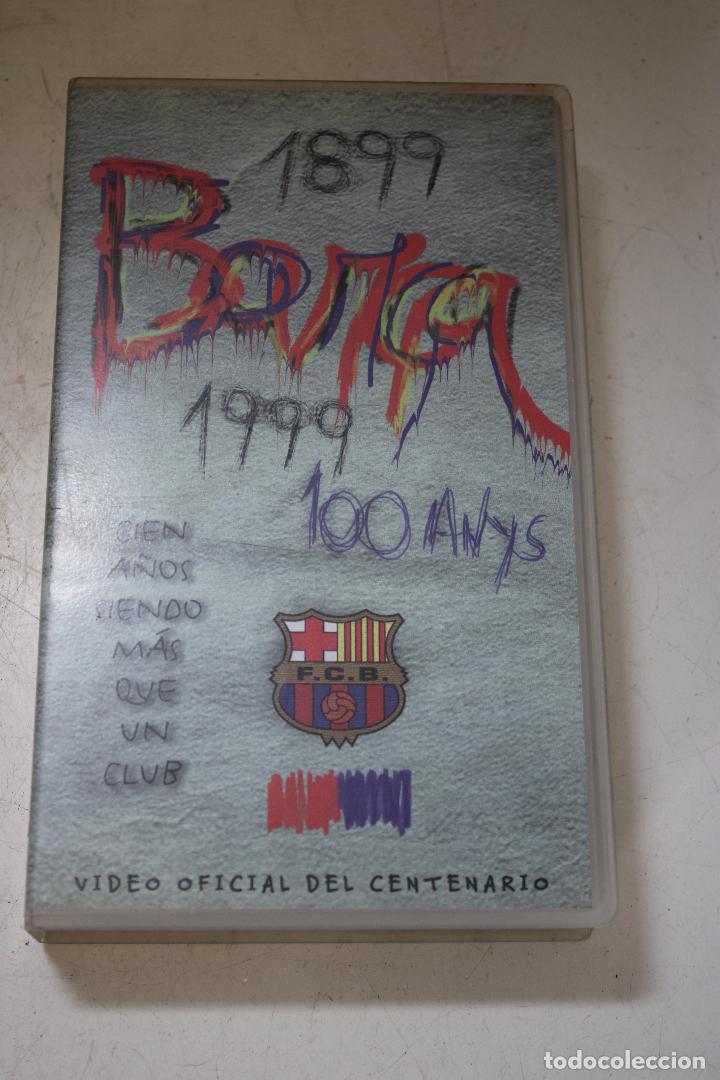 Coleccionismo deportivo: VIDEO OFICIAL DEL CENTENARIO DEL BAR&Ccedil;A - VHS - Foto 1