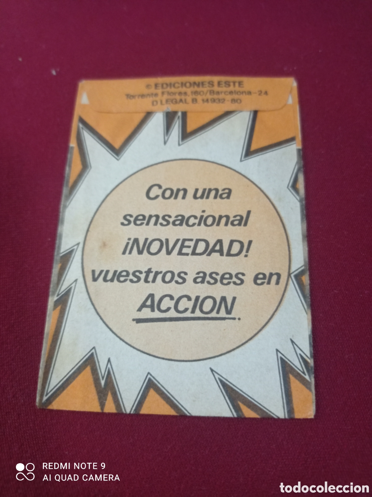 Coleccionismo deportivo: Sobre vac&iacute;o 80-81ediciones este - Foto 2