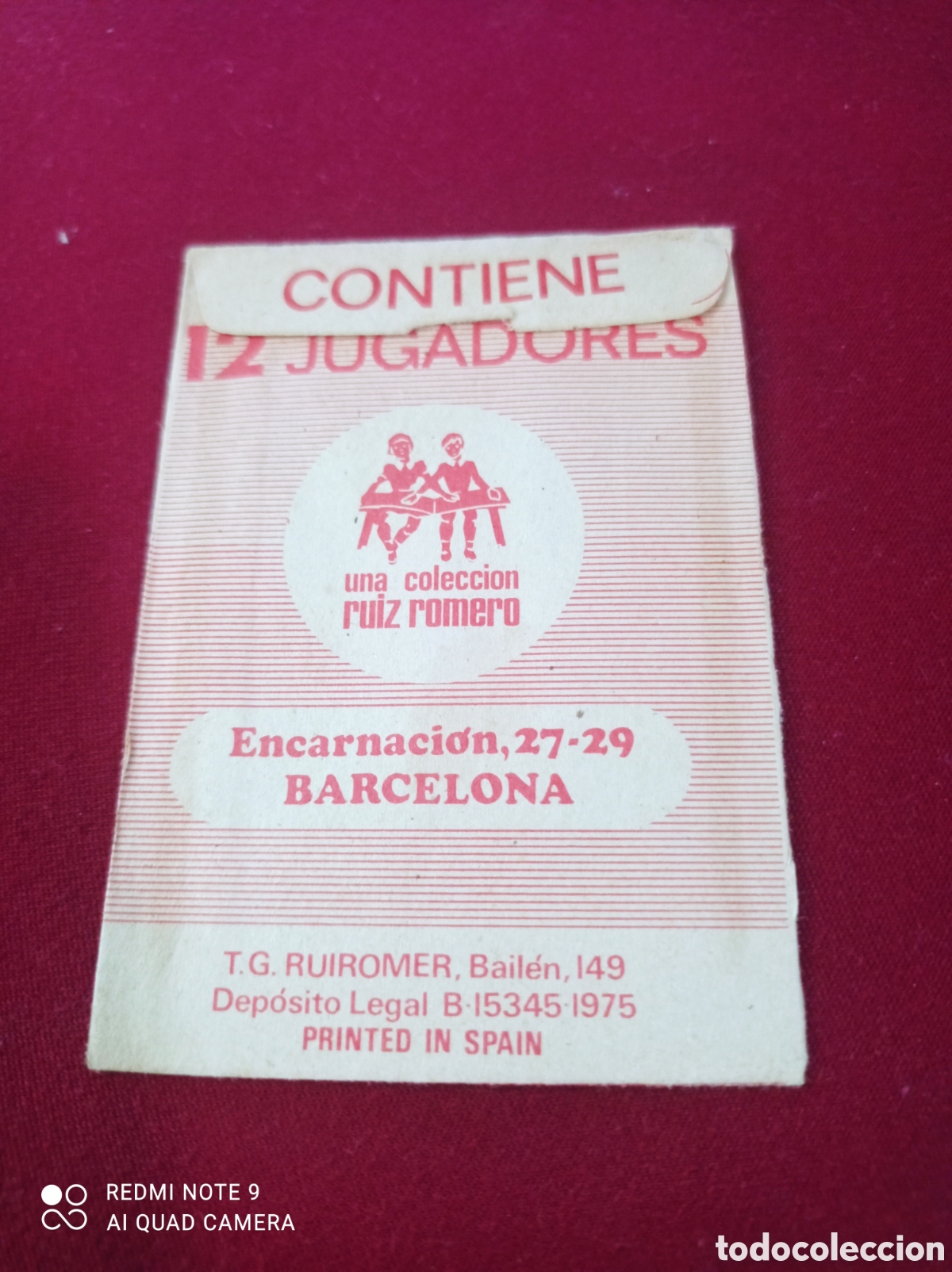 Coleccionismo deportivo: Sobre vac&iacute;o ediciones Ruiz romero 75-76 - Foto 2